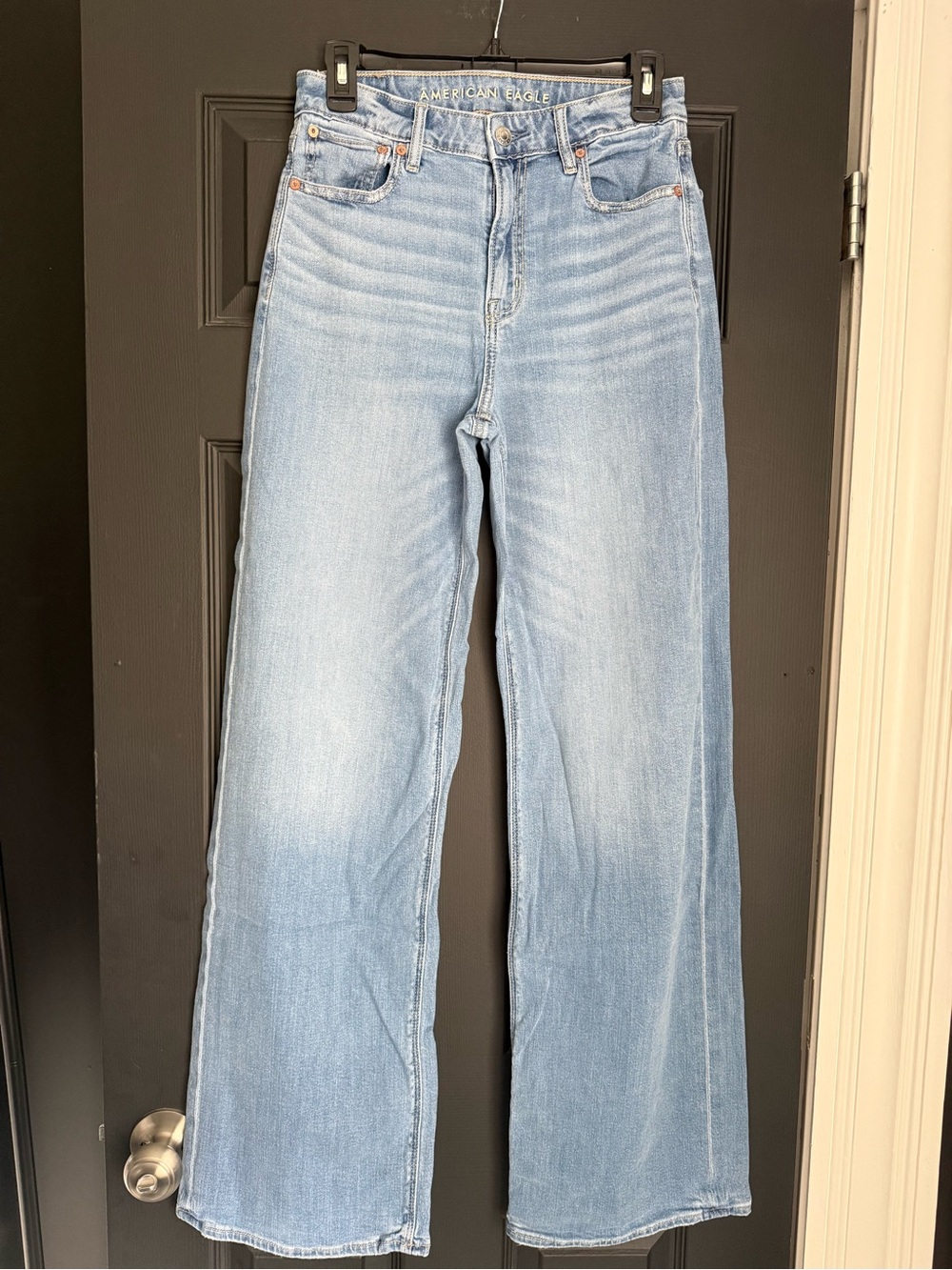 American Eagle Outfitters Super High-Rise Baggy Wide Leg Jeans